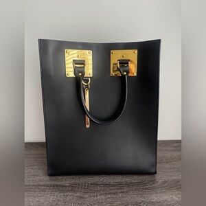 Sophie Hulme Real Leather Albion Handbag Large Tote Shoulder Bag Work Business